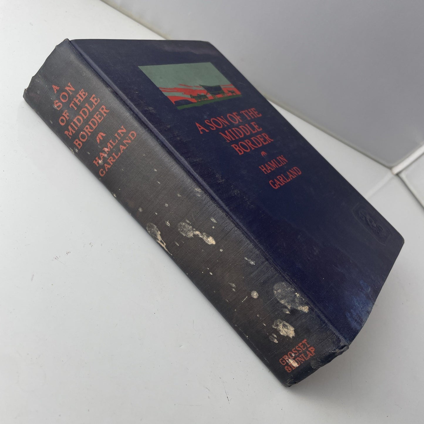 1928 Antique Novel "A Son of the Middle Border" Hamlin Garland