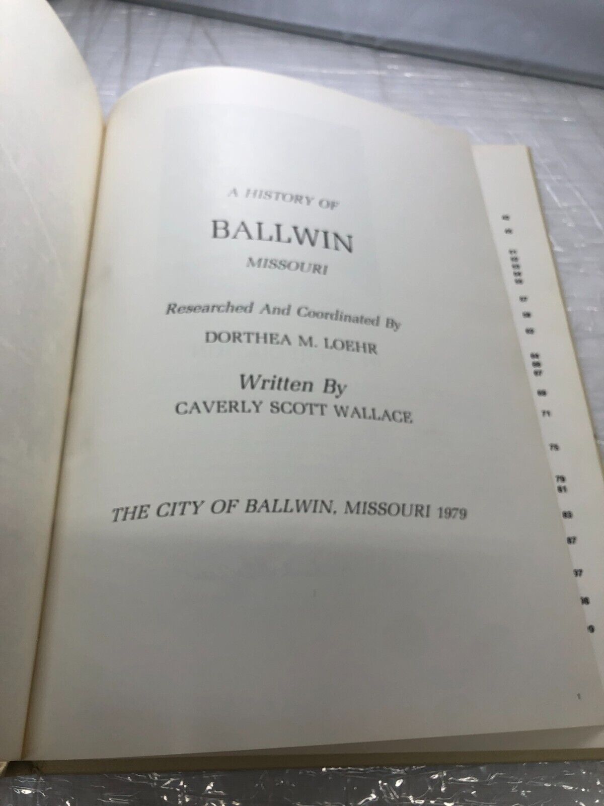 Ballwin the city with a future Missouri Vintage History book Hardcover PHOTOS