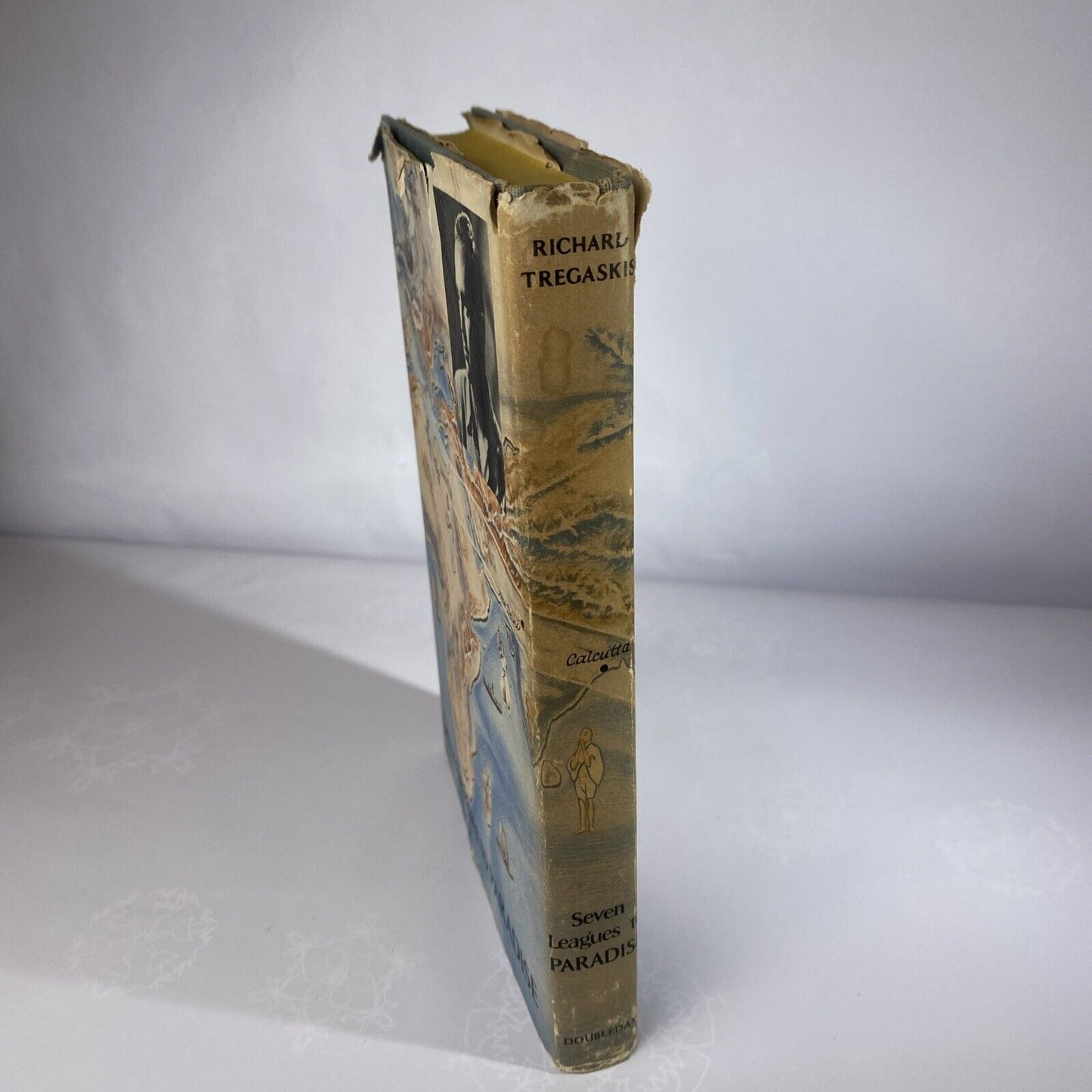 Seven Leagues to Paradise by Richard Tregaskis 1951 Hardcover Book