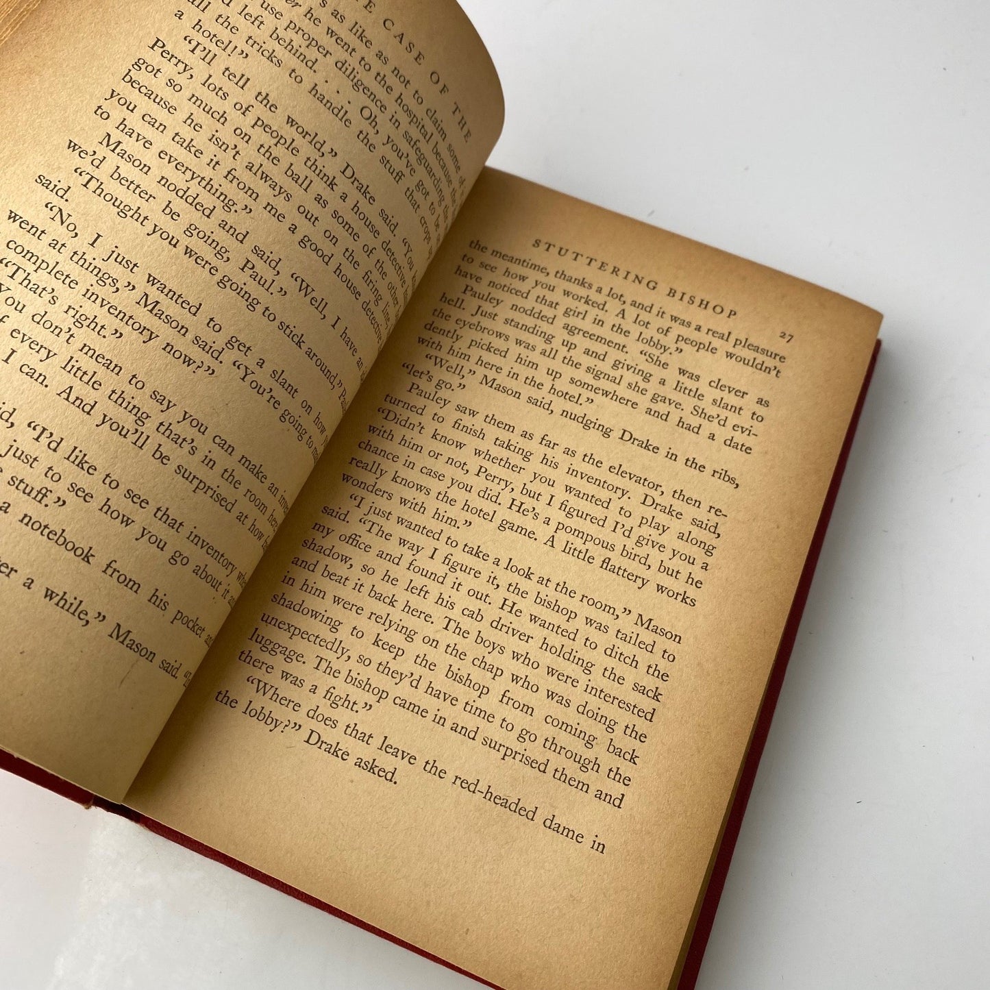 The Case of the Stuttering Bishop Erle Stanley Gardner 1936 Grosset Dunlap