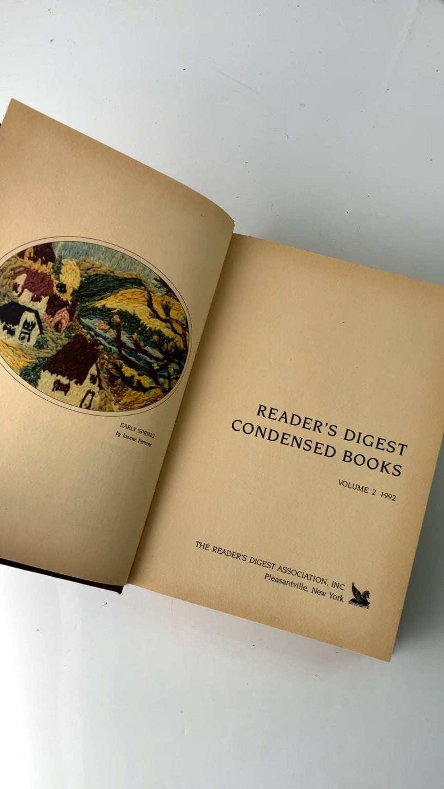 Reader's Digest Condensed Books Volume 2 1992 Scarlet Comeback Forsyth