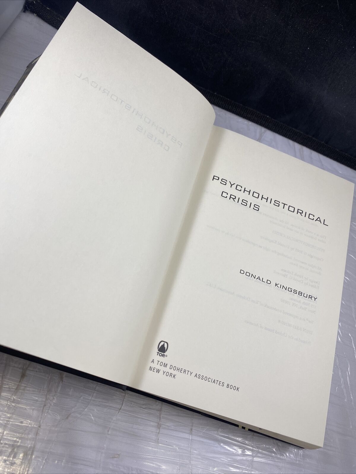 Psychohistorical Crisis by Donald Kingsbury Jacket Hard Sci-fi Book Club ED