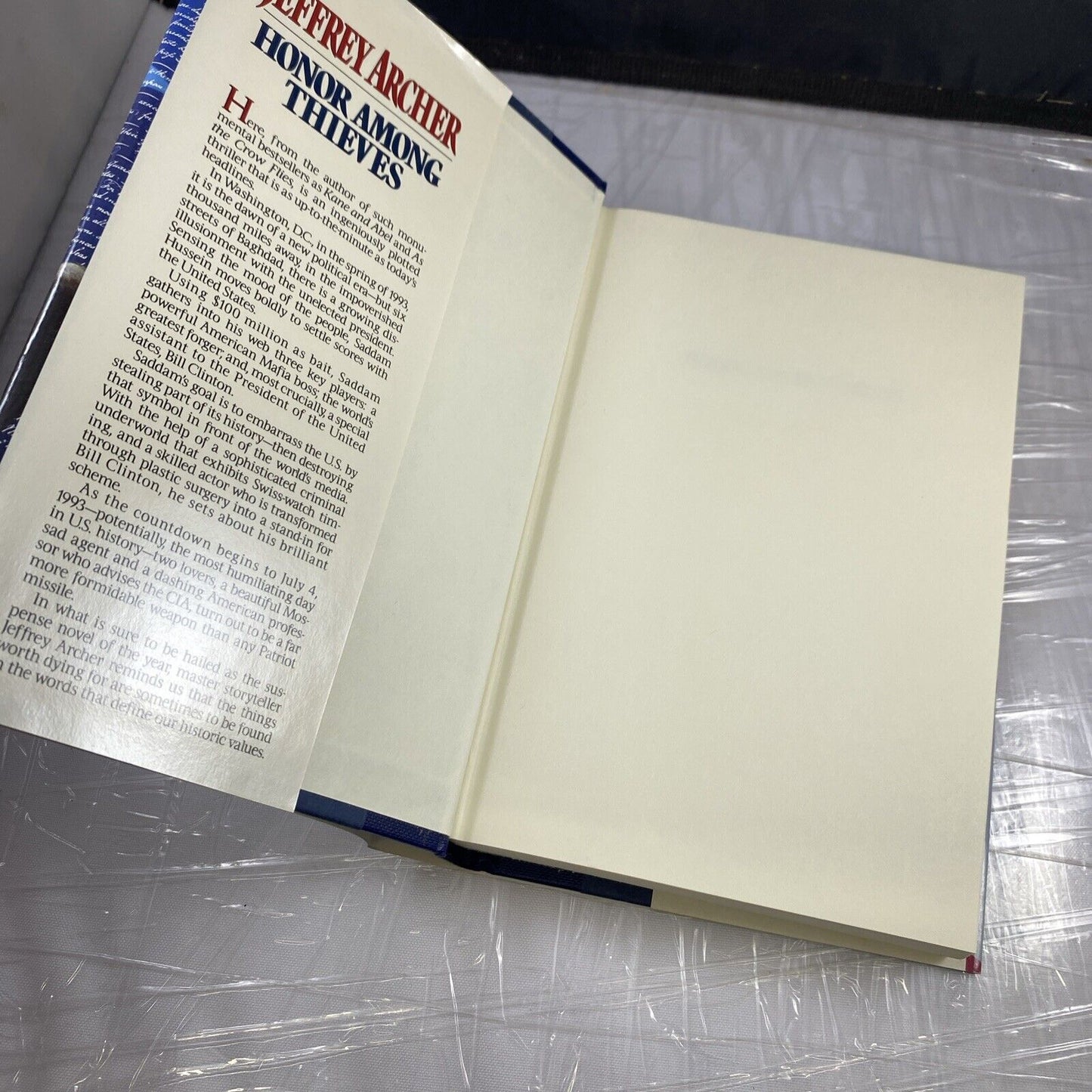 Honour among thieves - Hardcover By ARCHER, Jeffrey - GOOD