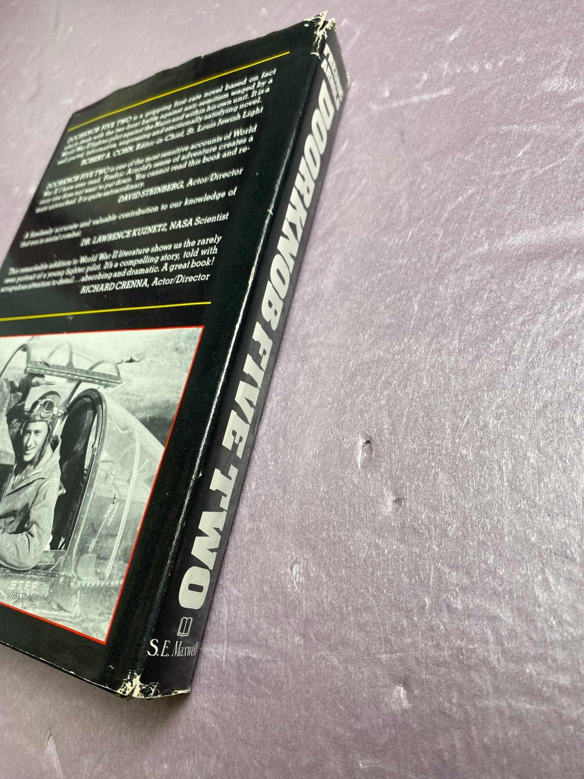 Doorknob Five Two Fredric Arnold 1984 First Printing WWII Jewish Fighter Pilot