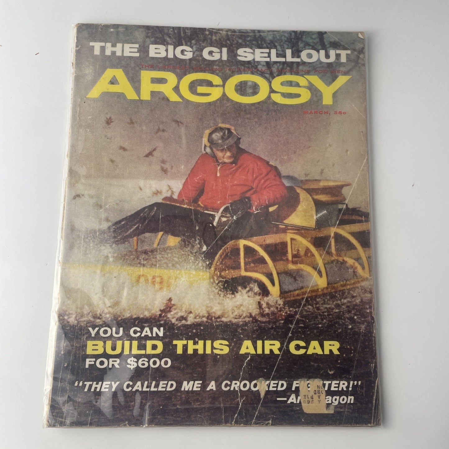 ARGOSY. MACH. 1960. THE LARGEST SELLING FICTION - FACT MAGAZINE FOR MEN.