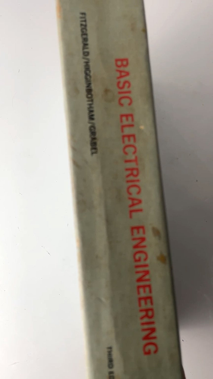 Basic Electrical Engineering Fitzgerald Higginbotham Grabel 1967 Illustrated