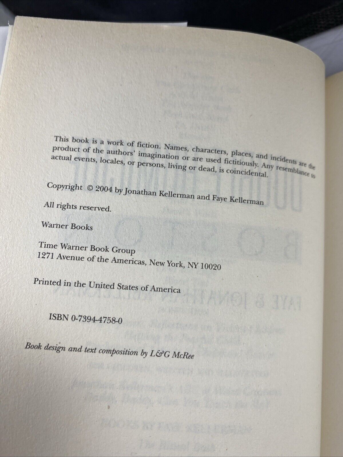 Double Homicide Boston/Santa Fe - Hardcover By Jonathan Kellerman VERY GOOD BCE