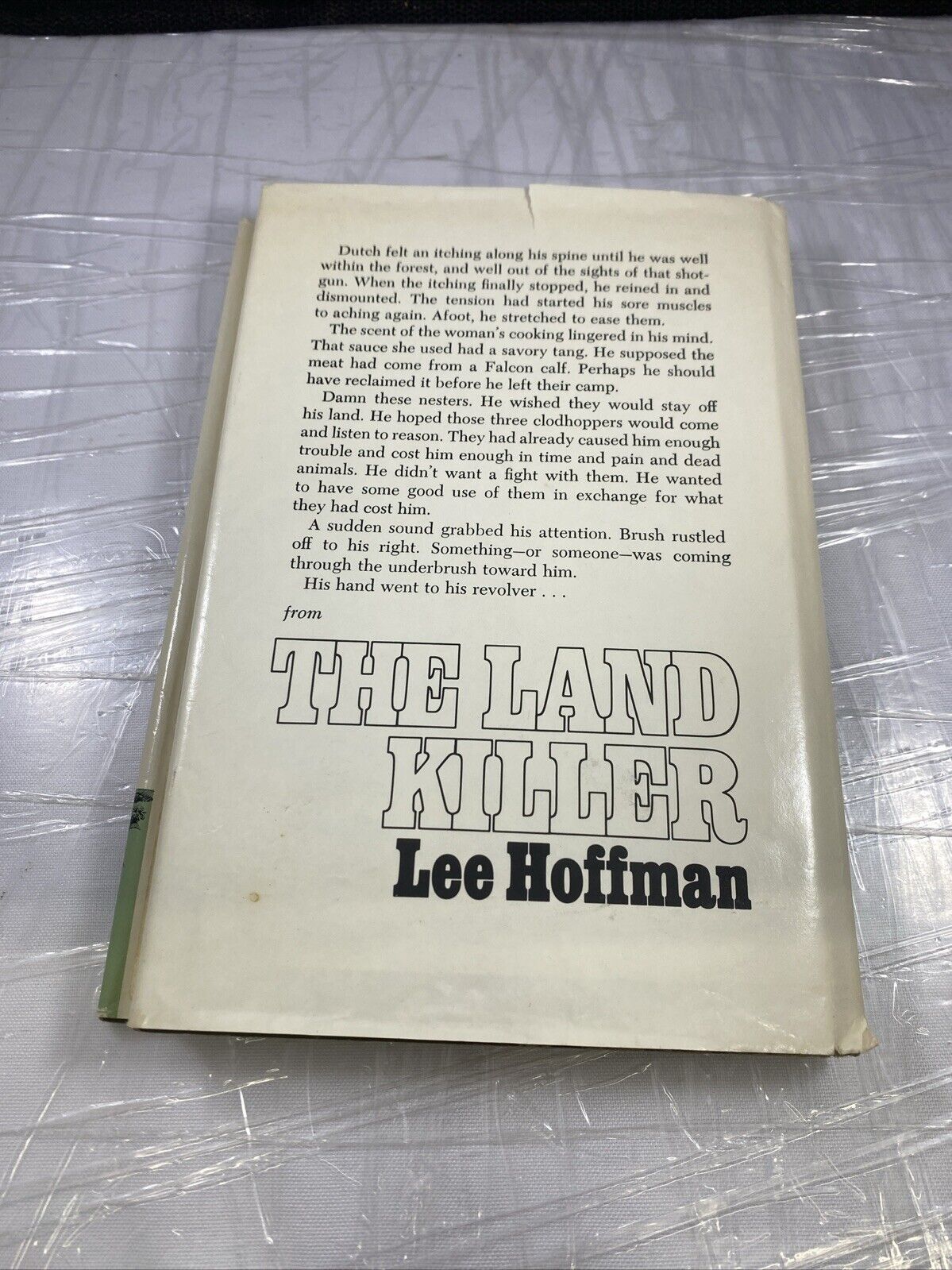 WESTERN NOVEL Lee Hoffman THE LAND KILLER First Edition in jacket SEE READ