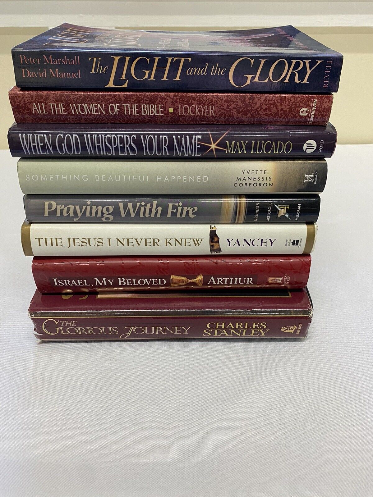 Israel, My Beloved by Kay Arthur (1996, Hardcover) And other Religious Book lot