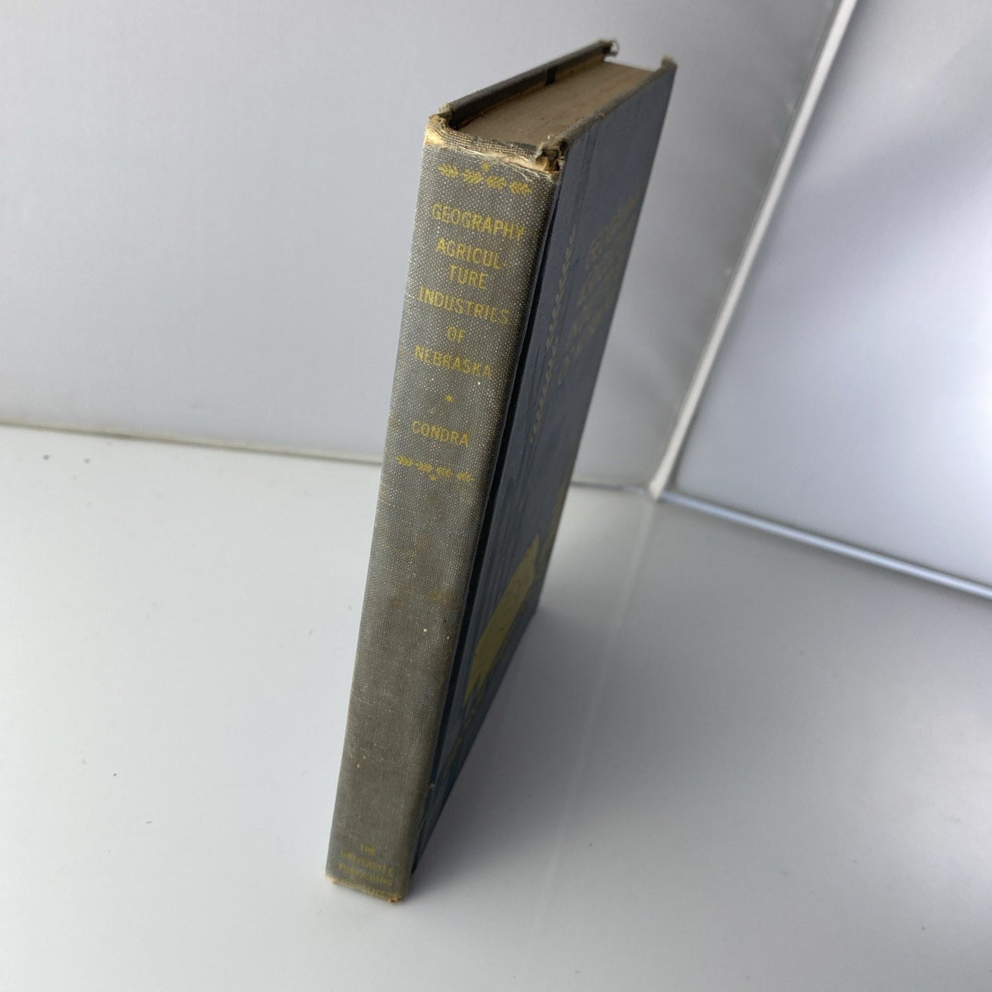 Nebraska History Book GEOGRAPHY AGRICULTURE INDUSTRIES OF NEBRASKA 1934 Antique