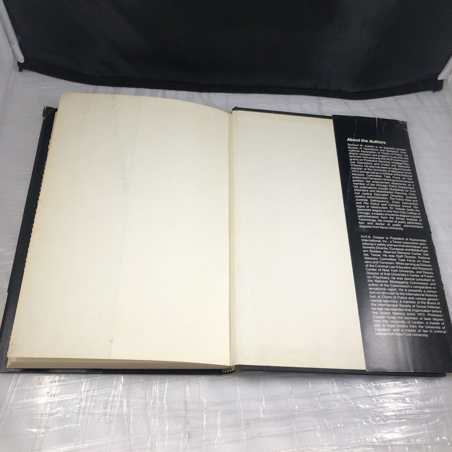 Target Terrorism: Providing Protective Services, Kobetz & Cooper, 1978 1st DJ HC