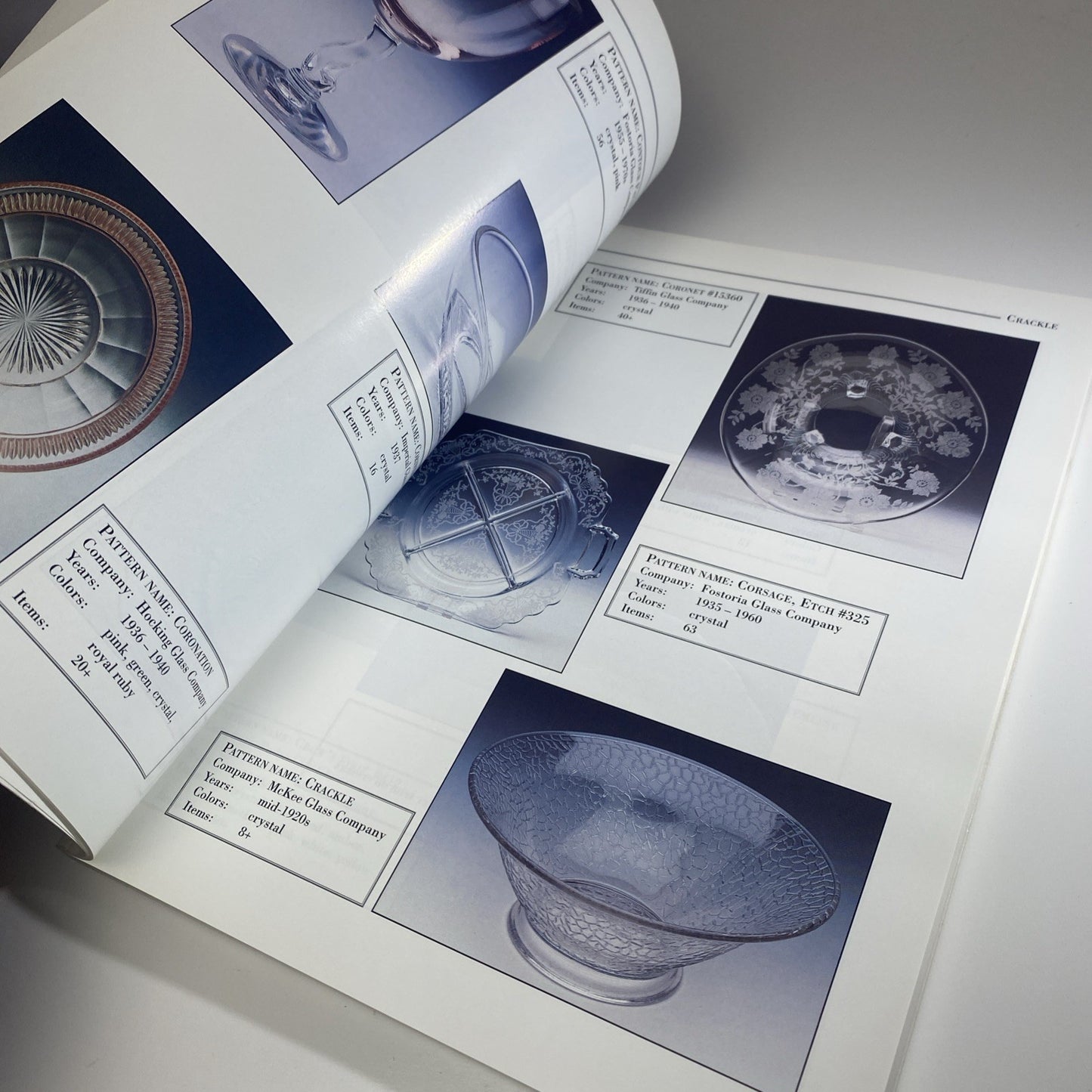 Florences Glassware Pattern Identification Guide by Gene Florence and Cathy Flo…