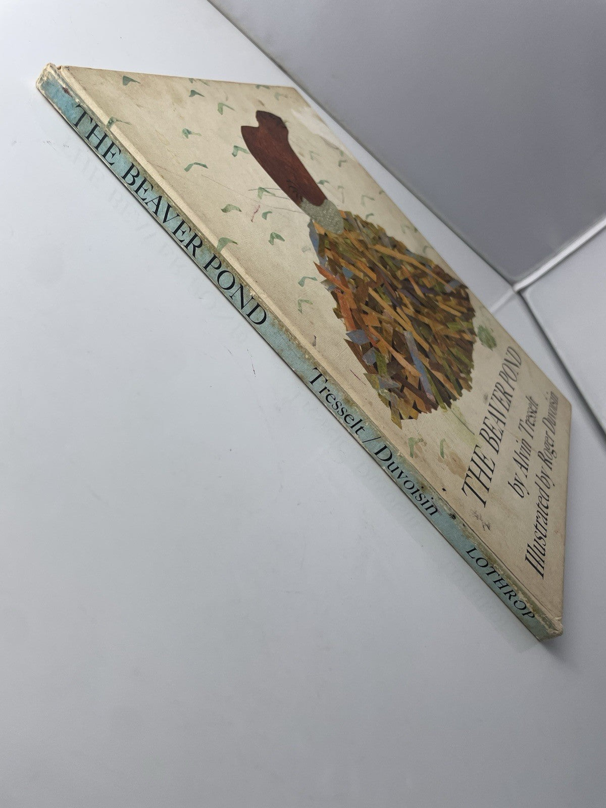 The Beaver Pond by Alvin Tresselt 1970 Hardcover Book Illustrator Roger Duvoisin