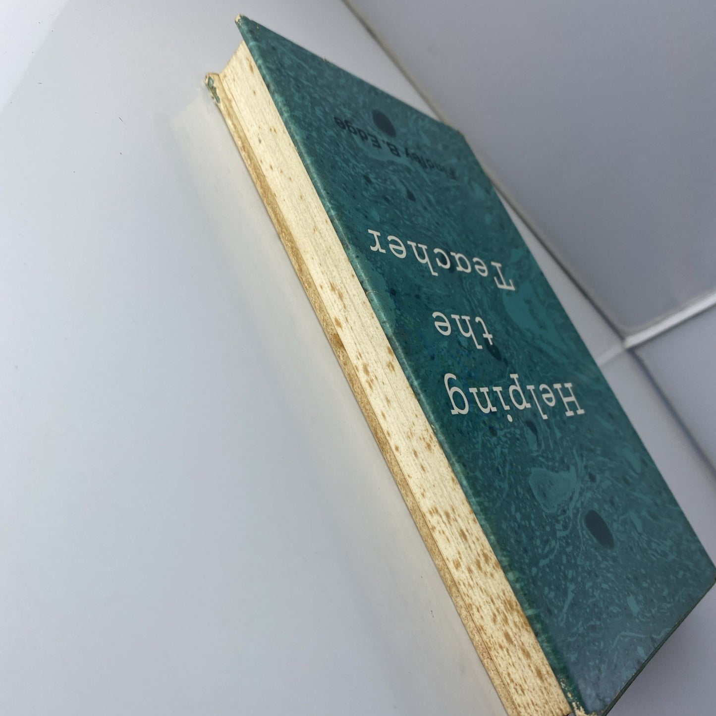 Helping The Teacher By Findley B. Edge - Hardcover See Pics “good” Vintage 60s