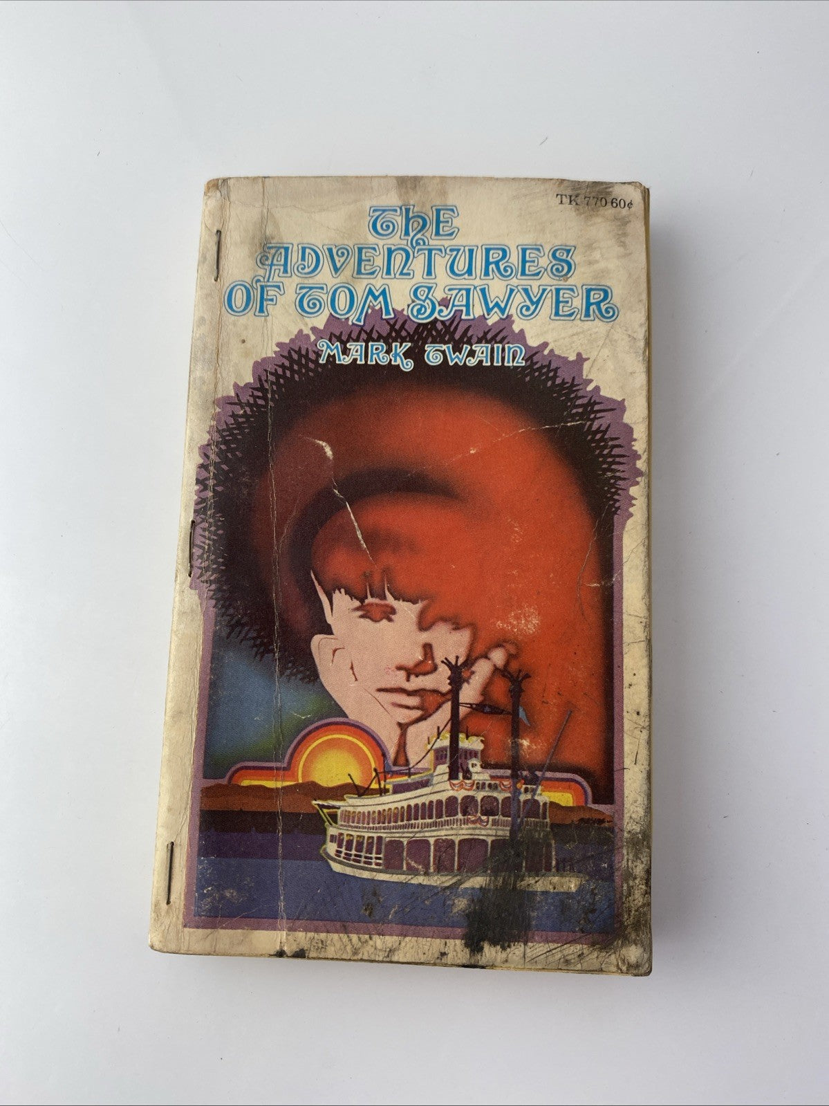 The Adventures of Tom Sawyer by Mark Twain - Circa 1970s PB Vintage Cover