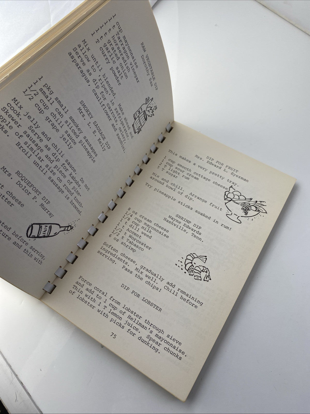 Rare Midwest St. Louis University Hospital Auxiliary Happy Hour Recipes Cookbook