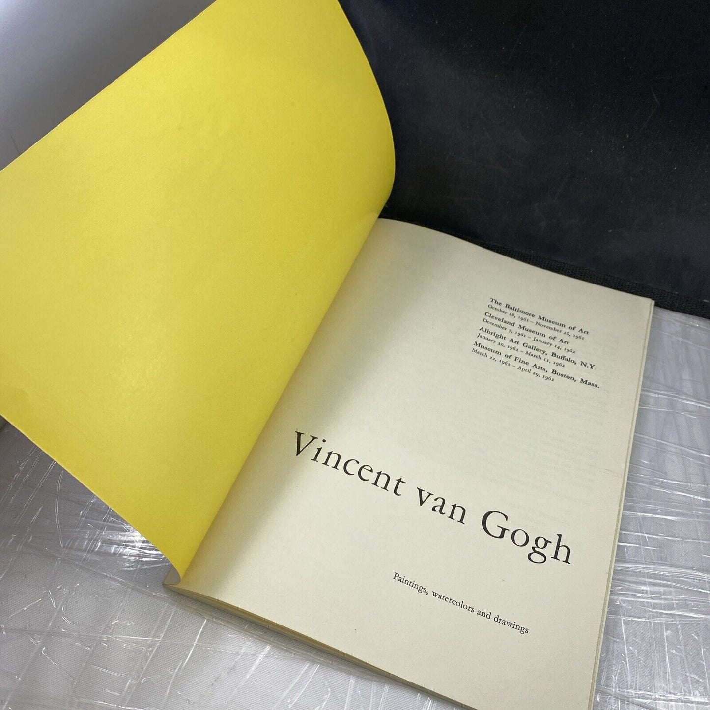 Vincent Van Gogh Museum Art Book (1959) Color Photos Anthology Made Netherlands