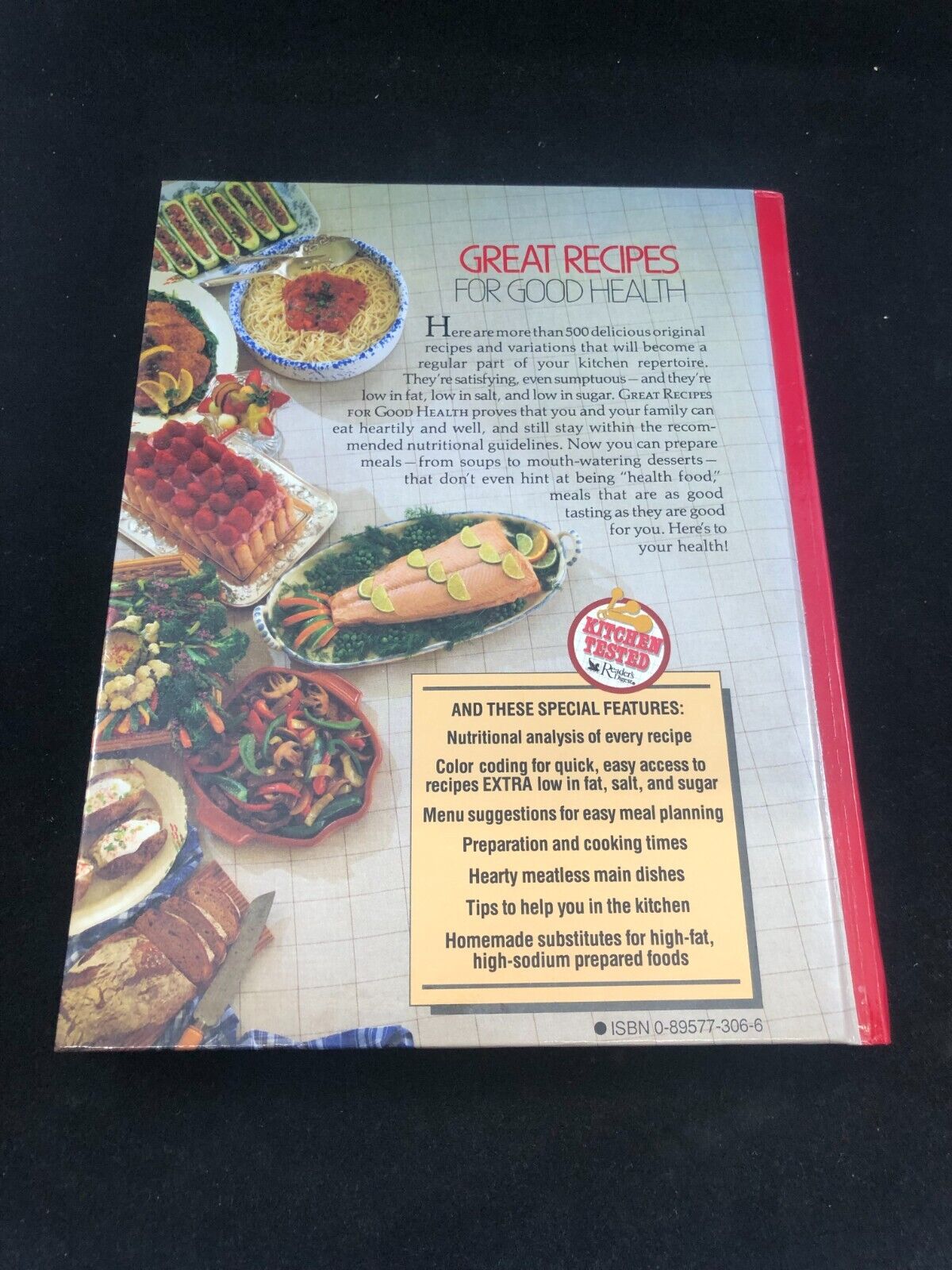 Reader's Digest Great Recipes for Good Health - Hardcover - GOOD