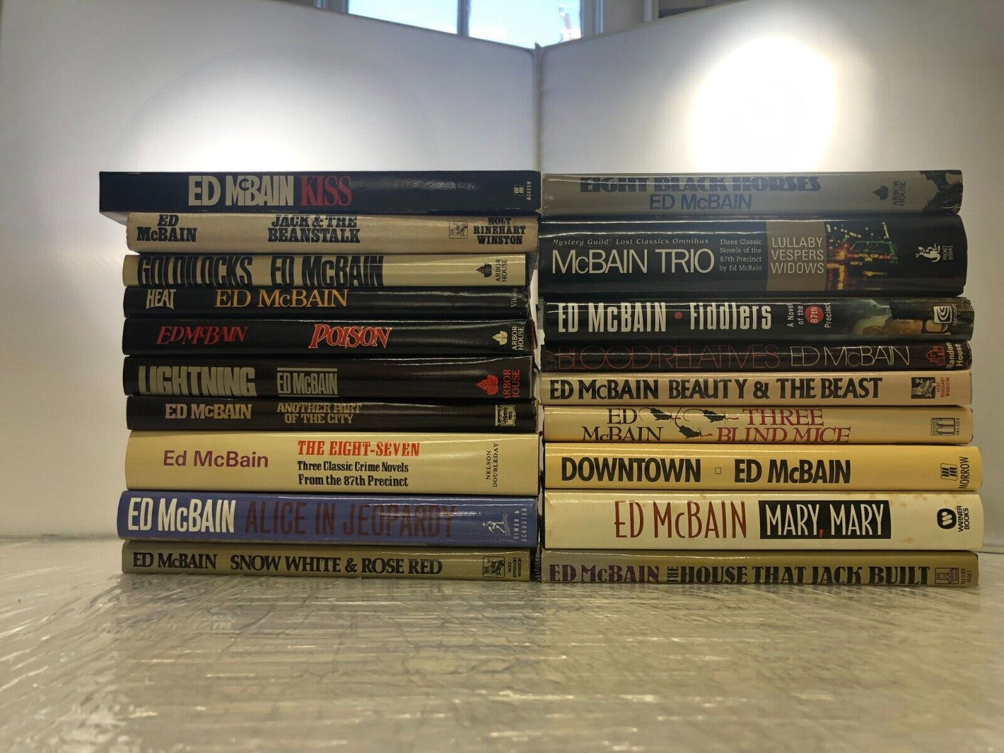 Ed McBain Hardcover Collection. Some 87th Precinct series. 19 book lot