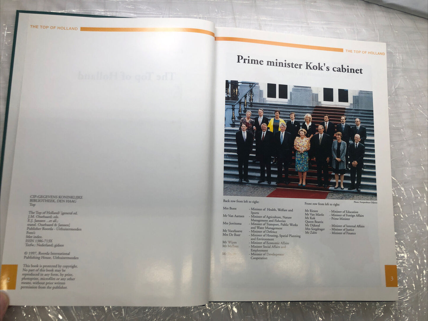“The Top Of Holland” Netherlands Economy Book From 1997. Pictures Illustrations