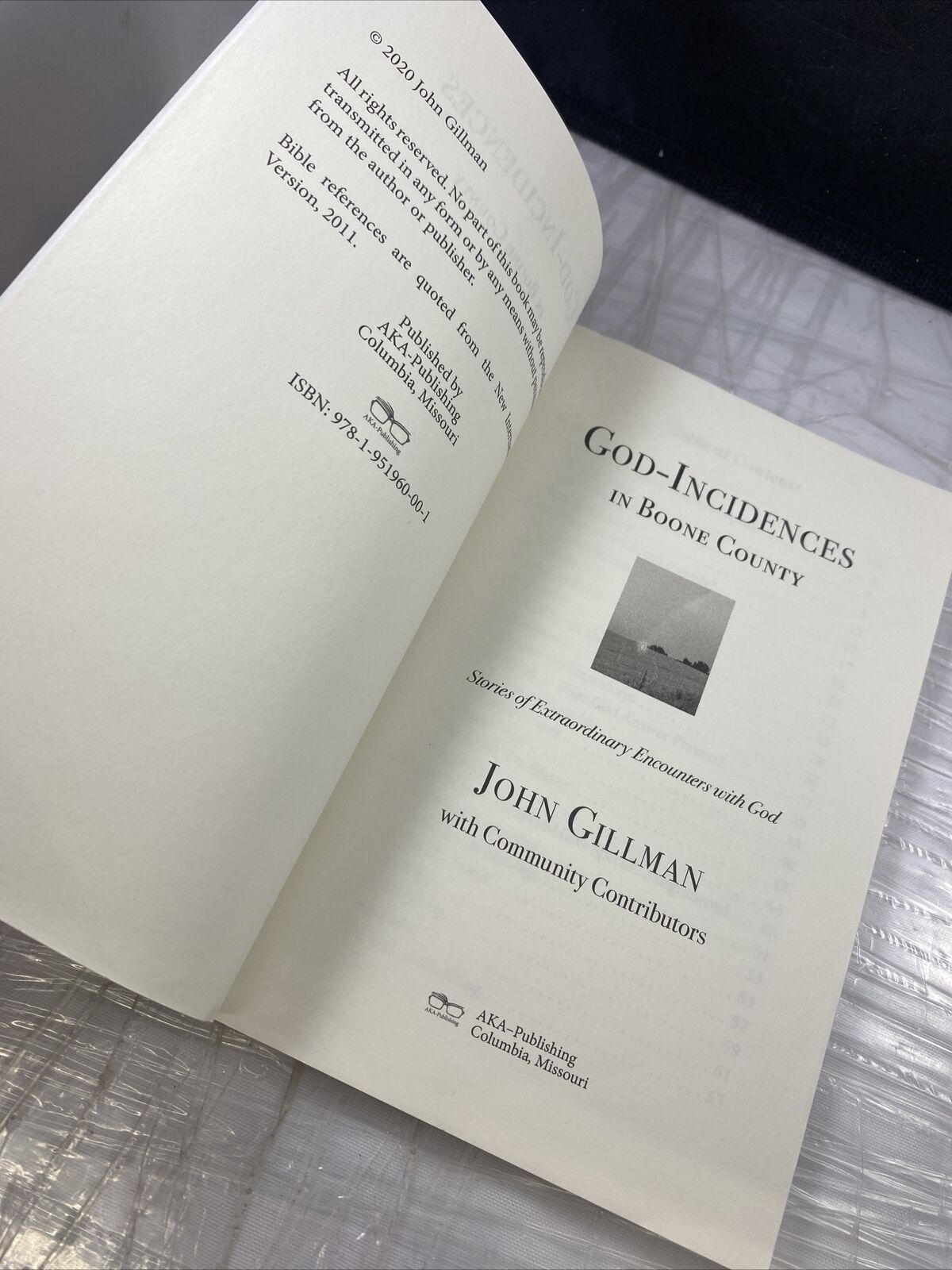 God-Incidences: in Boone County by John Gillman: Used Rare Missouri Local PPB
