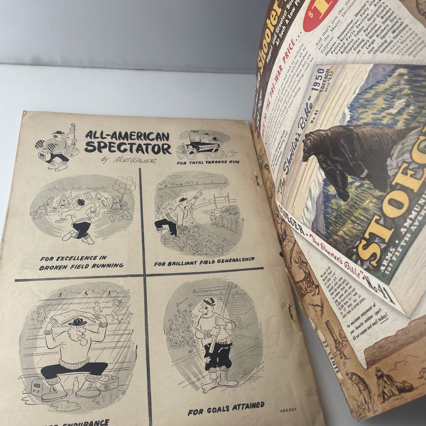 VTG Argosy Magazine January 1950 The Nazi's Won't Give Up Feature, Newsstand