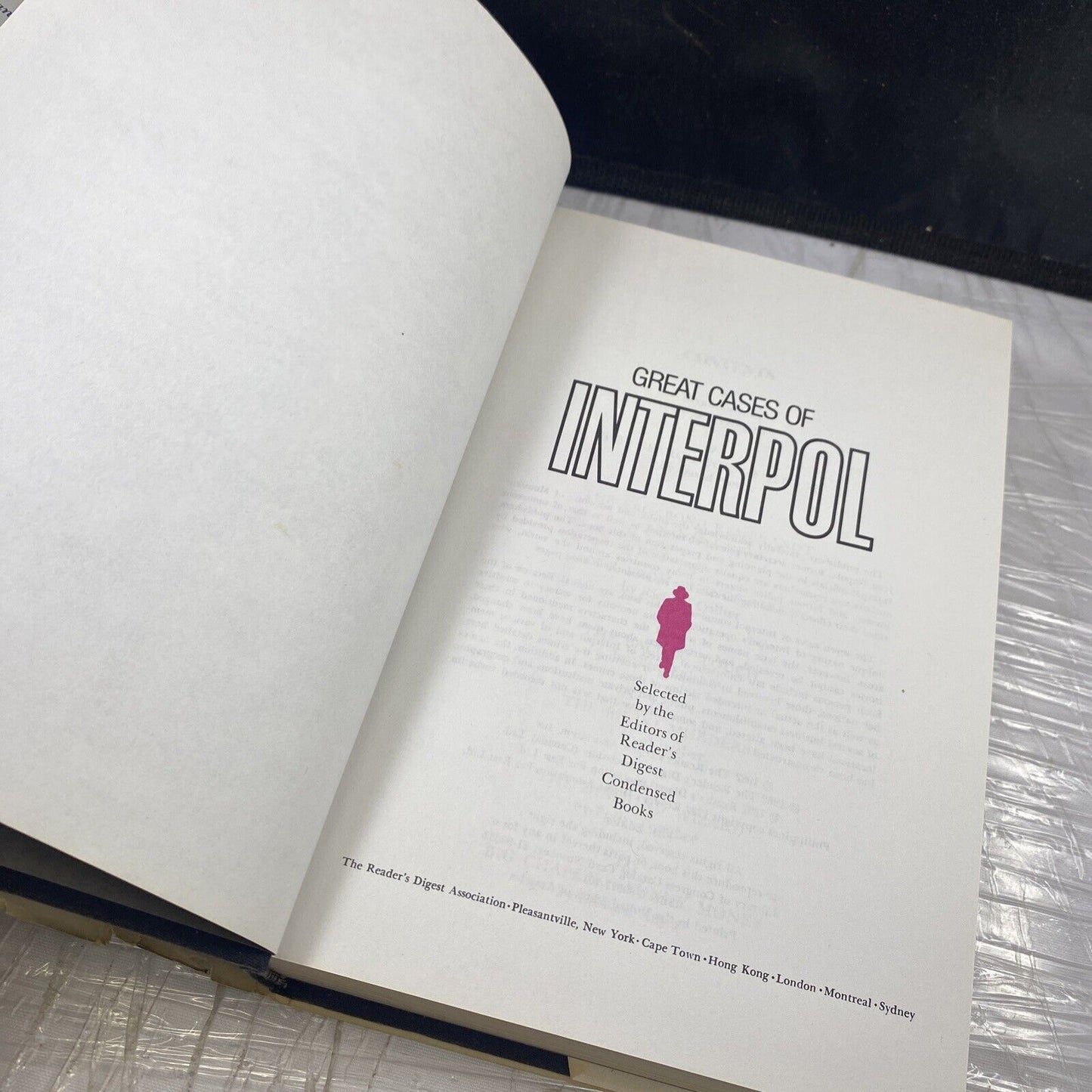 Great Cases of Interpol Hardcover Reader's Digest Editors Vintage History