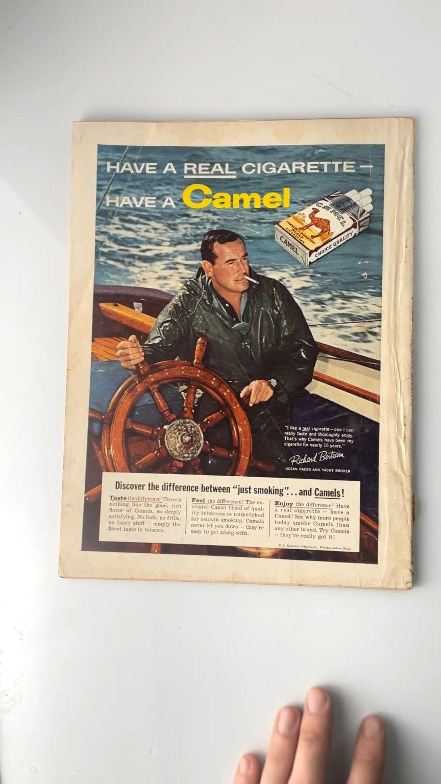 TRUE The Man's Magazine August 1957 Illustrated Bullfighting Cover
