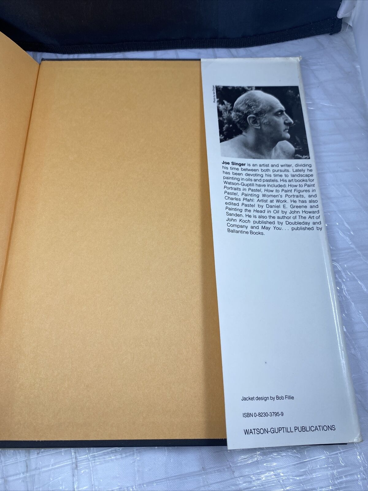 Painting Men's Portraits by Joe Singer, 70s Vintage Art Painter Book