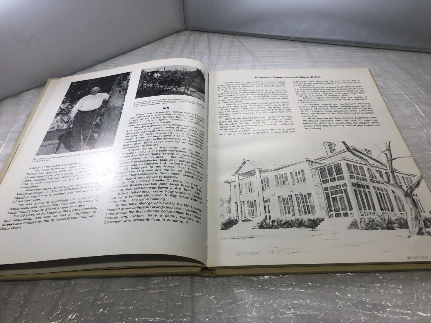 Ballwin the city with a future Missouri Vintage History book Hardcover PHOTOS