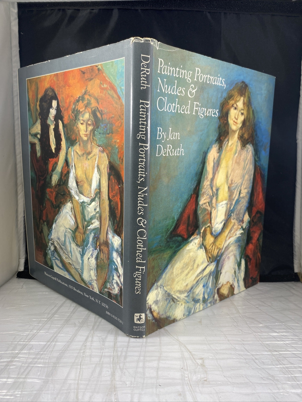 Painting Portraits, Nudes & Clothed Figures, Jan De Ruth, Vintage Nude Art Book