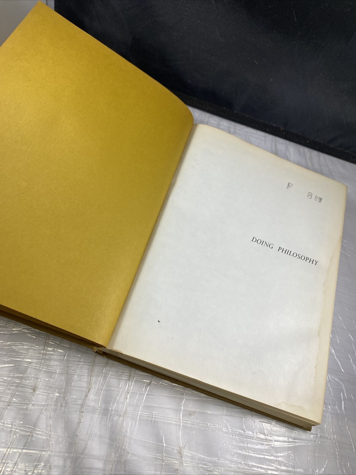 DOING PHILOSOPHY By Thomas Ellis Katen - Hardcover Vintage 70s College Textbook