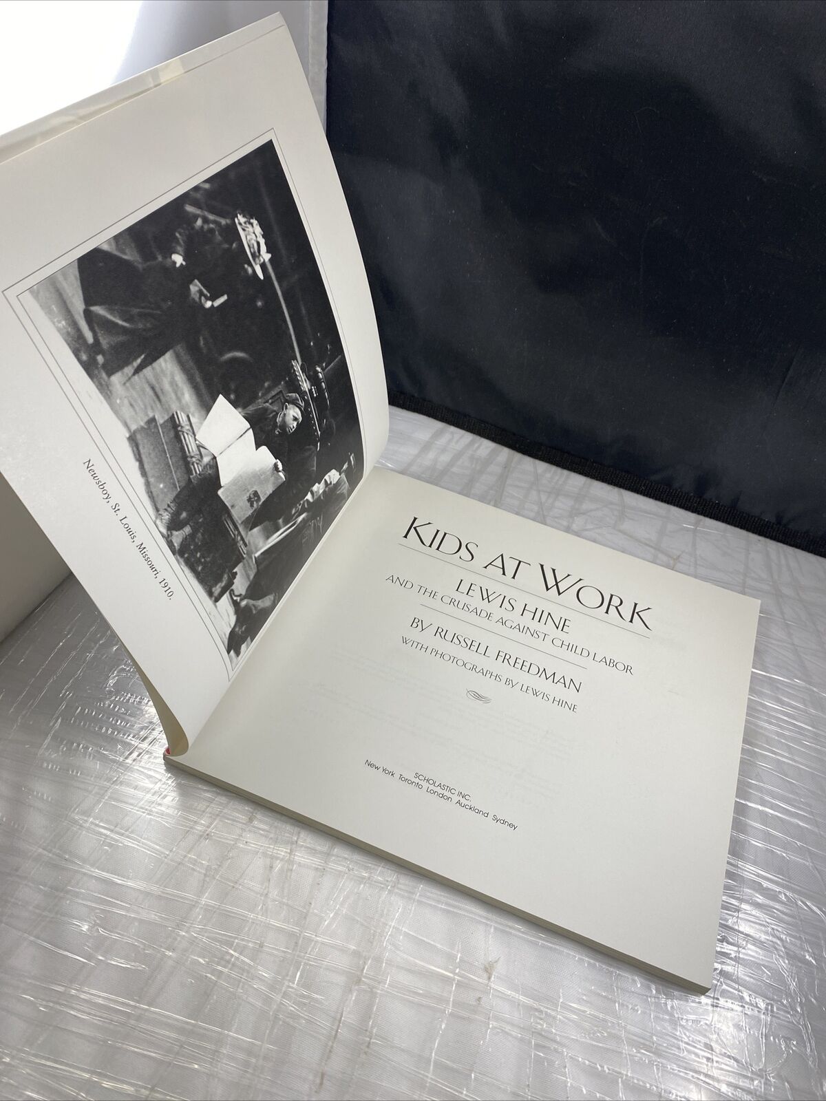 Kids at Work: Lewis Hine and the Crusade Against Child Labor FIRST PRINTING VG.