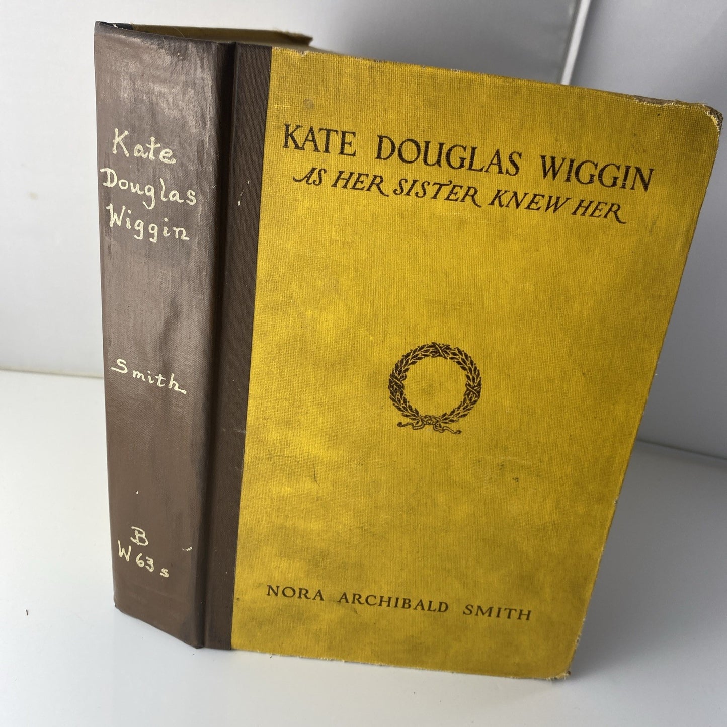 KATE DOUGLAS WIGGIN by NORA ARCHIBALD SMITH Houghton Mifflin 1925 HC