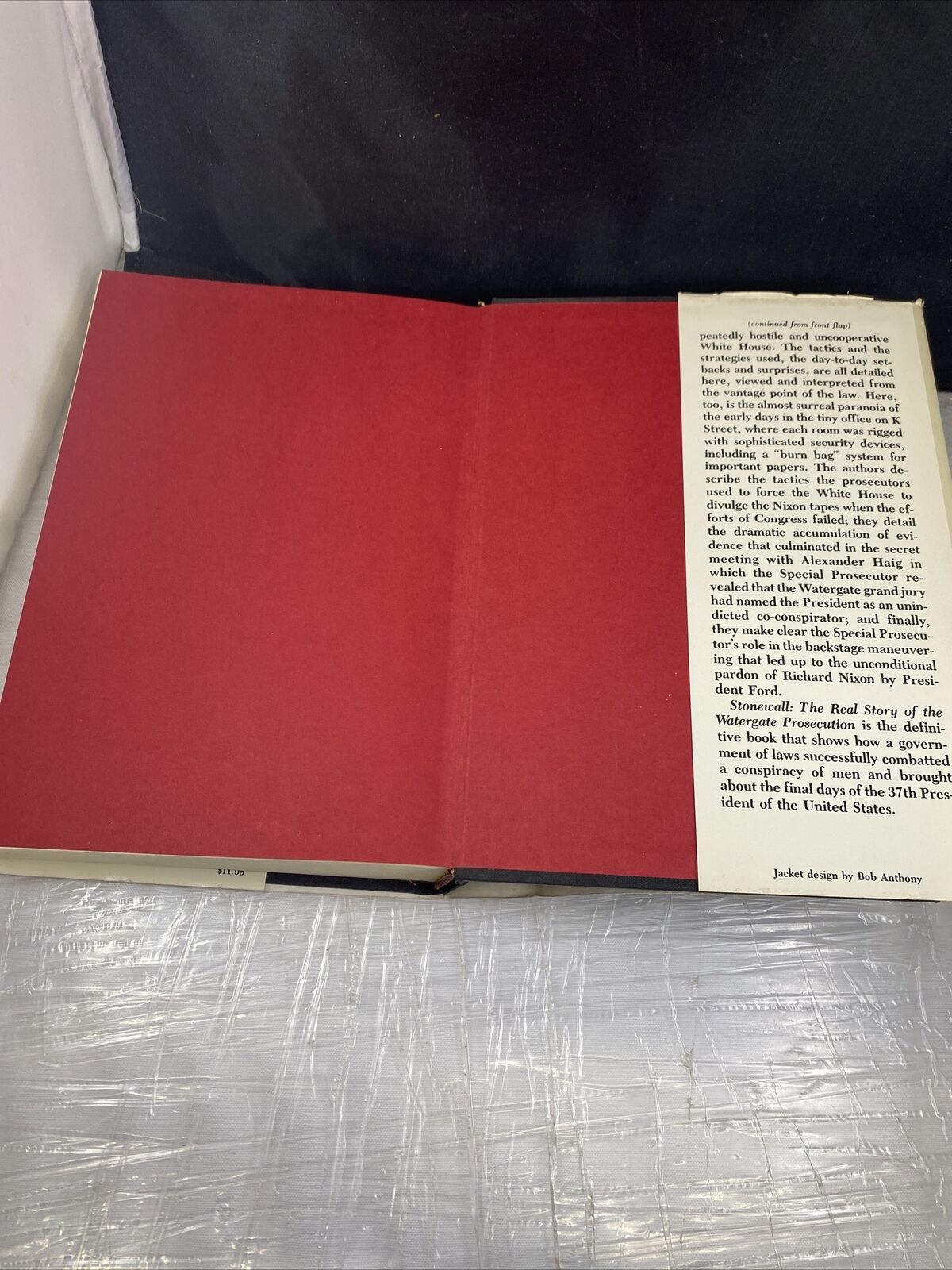 Stonewall, the Real Story of Watergate Vintage 70s Political Politics History