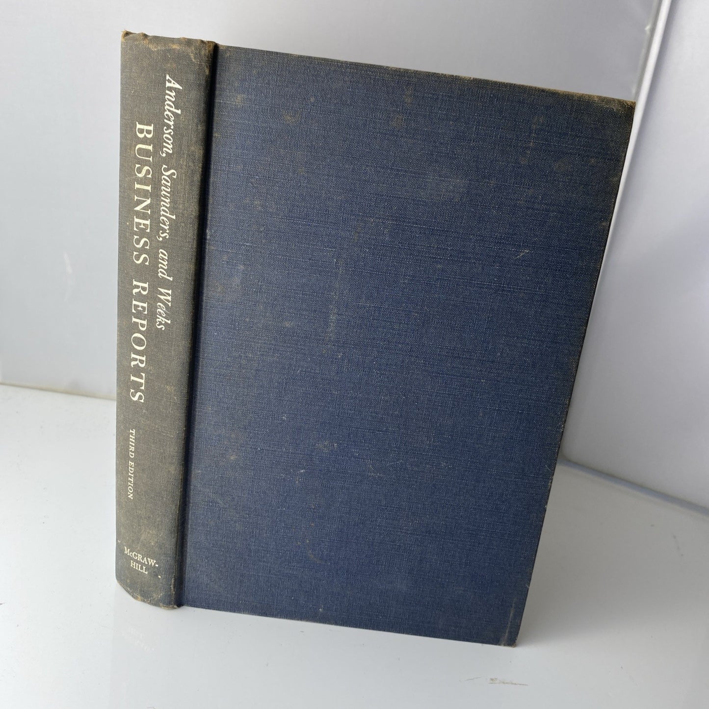 Rare Textbook Business Reports by Alta Gwinn Saunders & Chester Reed Anderson