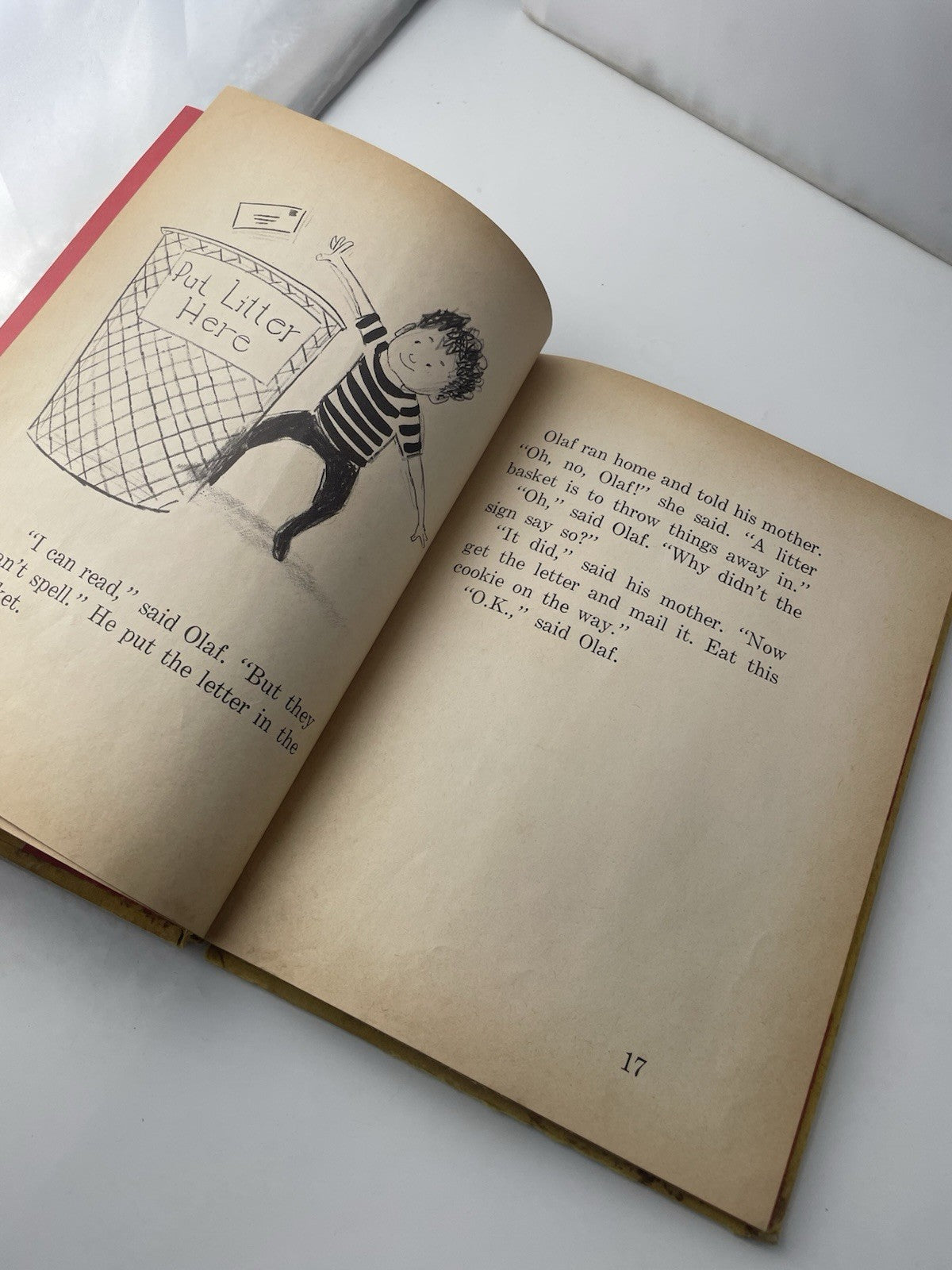 Olaf Reads︱Joan Lexau︱Harvey Weiss︱Hardback︱Vintage︱1961