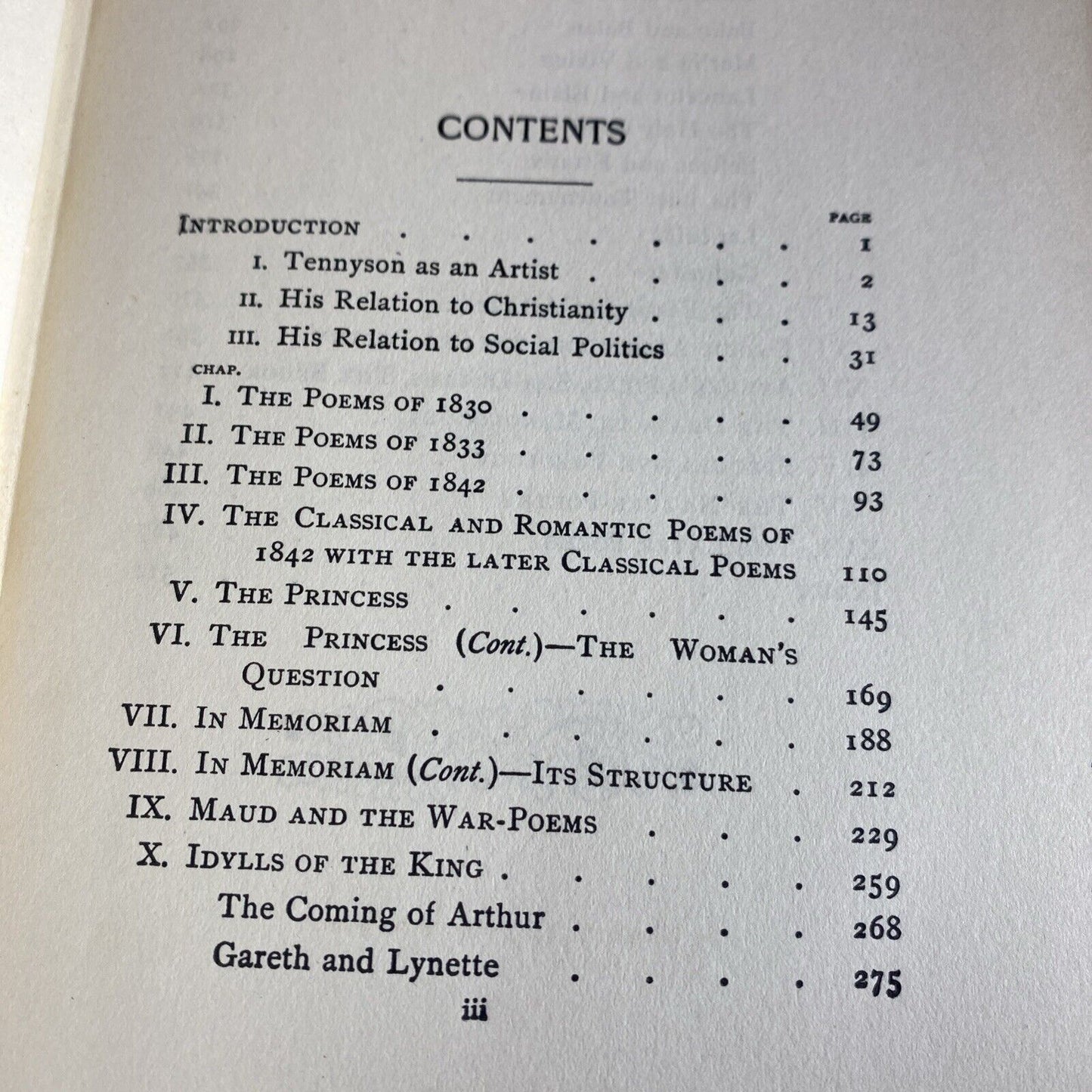Brooke TENNYSON HIS ART AND RELATION TO MODERN LIFE Rare Antique Literature 1894