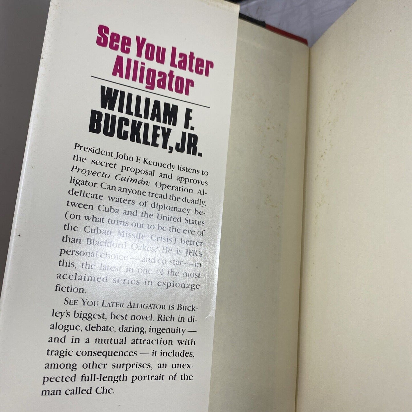 See You Later Alligator by Buckley 1985 Vintage Hardcover HCDJ Book Club Ed