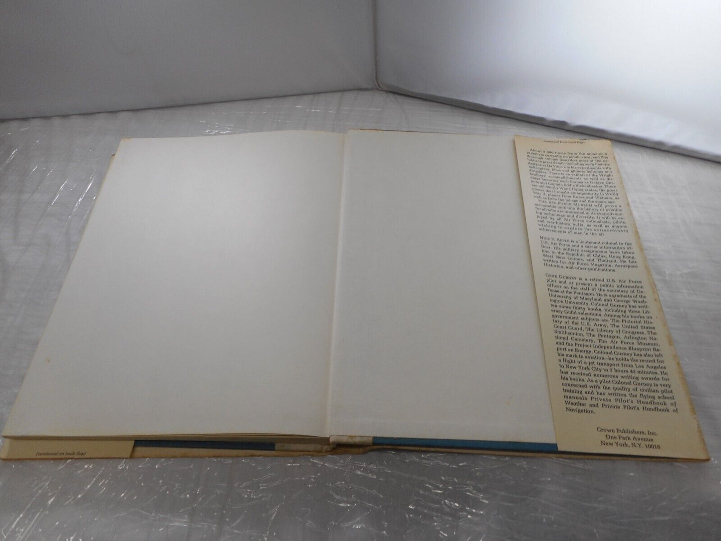 1978 The Air Force Museum 1978 edition by Nick Apple/ Gurney Good condition