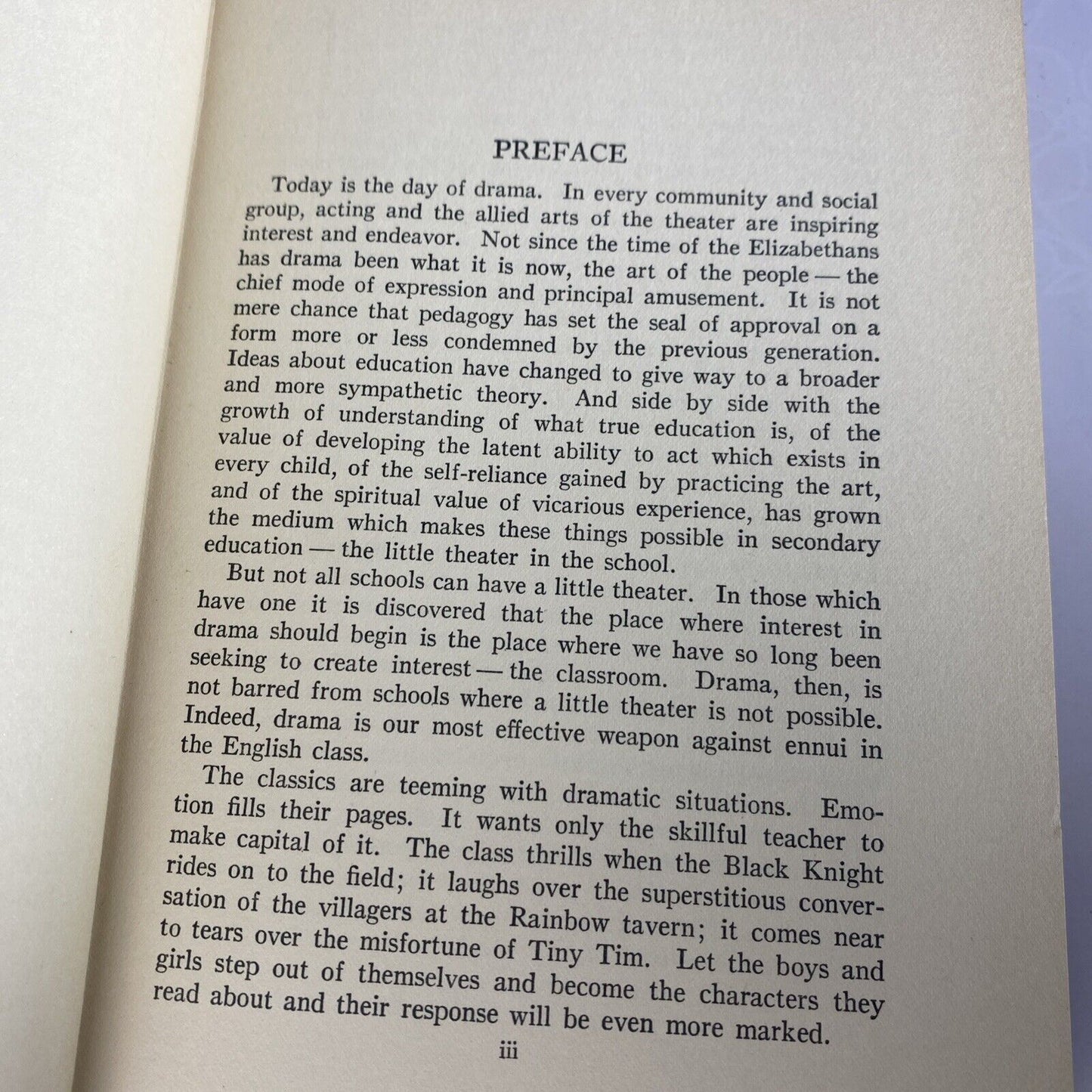 Literature Dramatized (Mildred Allen Butler, 1926 Hardcover) No Dust Jacket