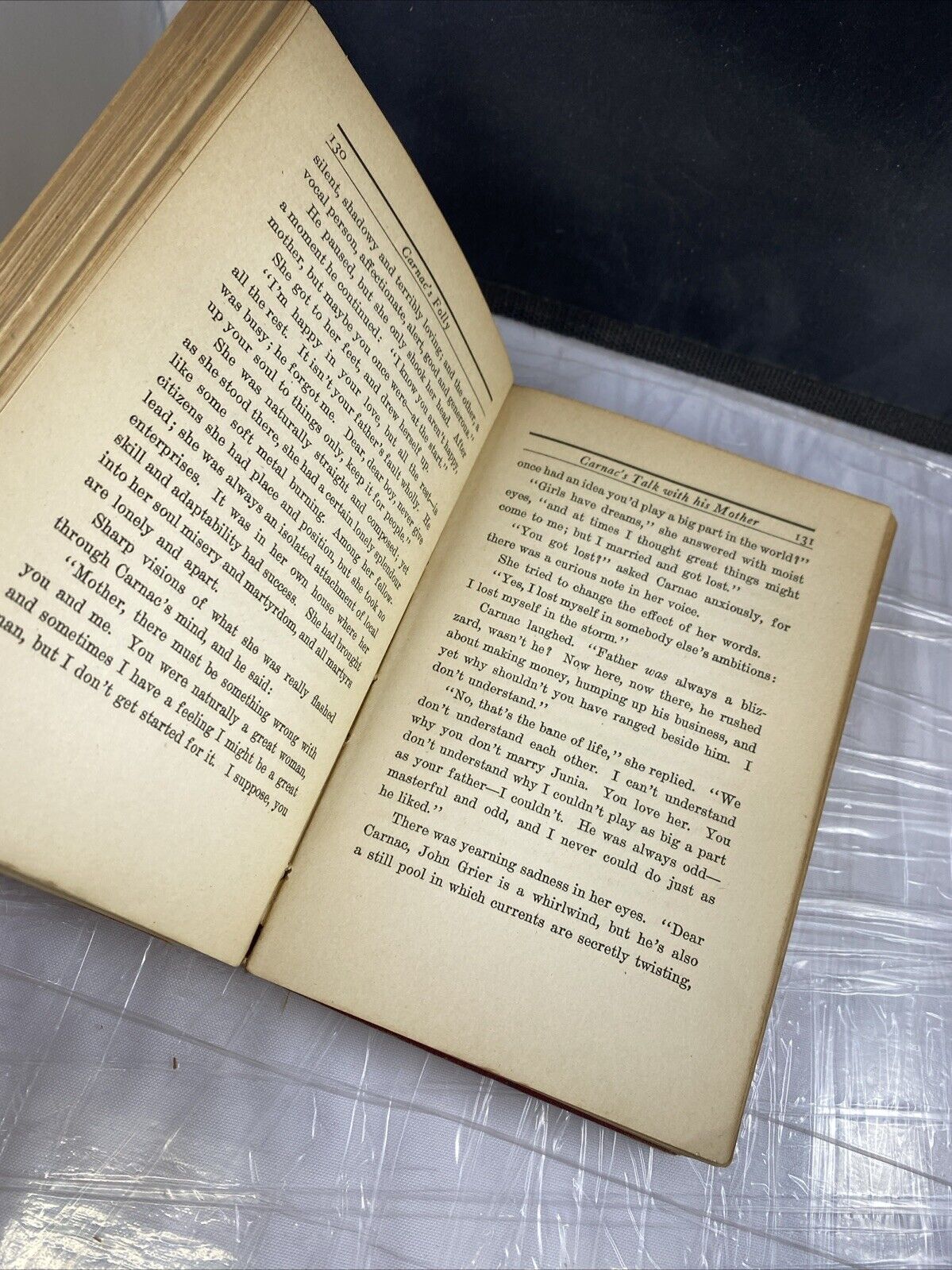 1922 Gilbert Parker CARNAC'S FOLLY Late 1800's Canada Novel Antique Travel Story