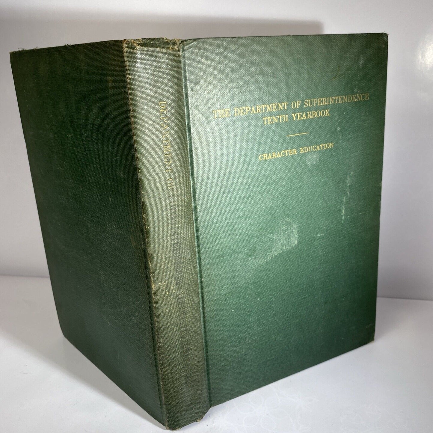 Antique The Department of Superintendence Tenth Yearbook 1932 Rare Antique Green