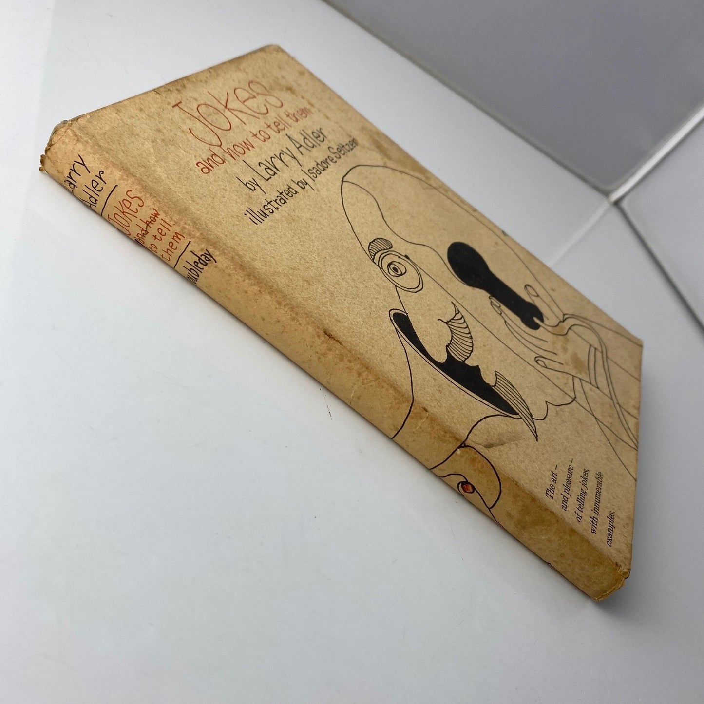 Vintage 60s book of Jokes and How to Tell Them Larry Adler 1963 First Edition