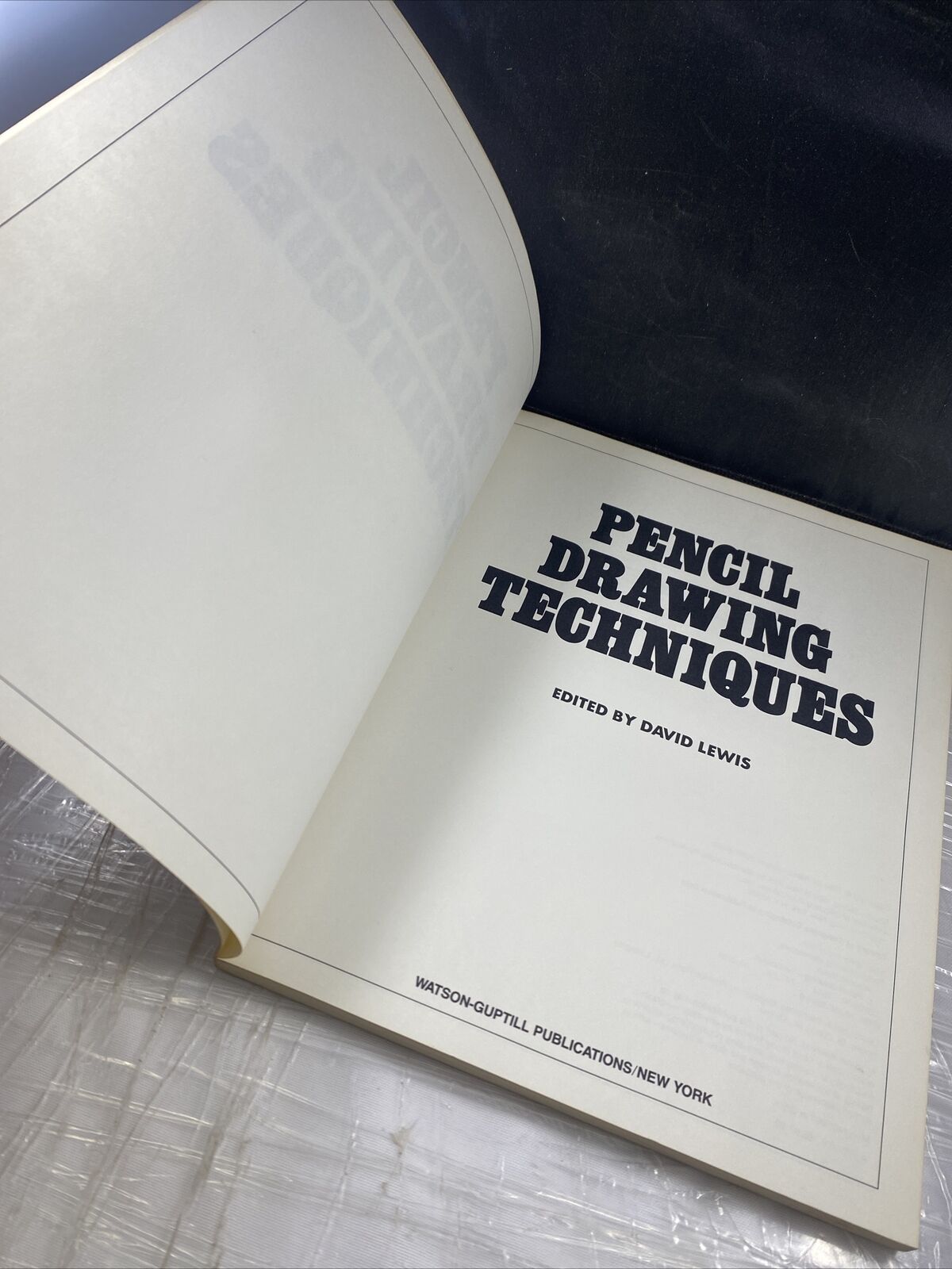 PENCIL DRAWING TECHniques Vintage 80s How To Draw Methods Good Cond See
