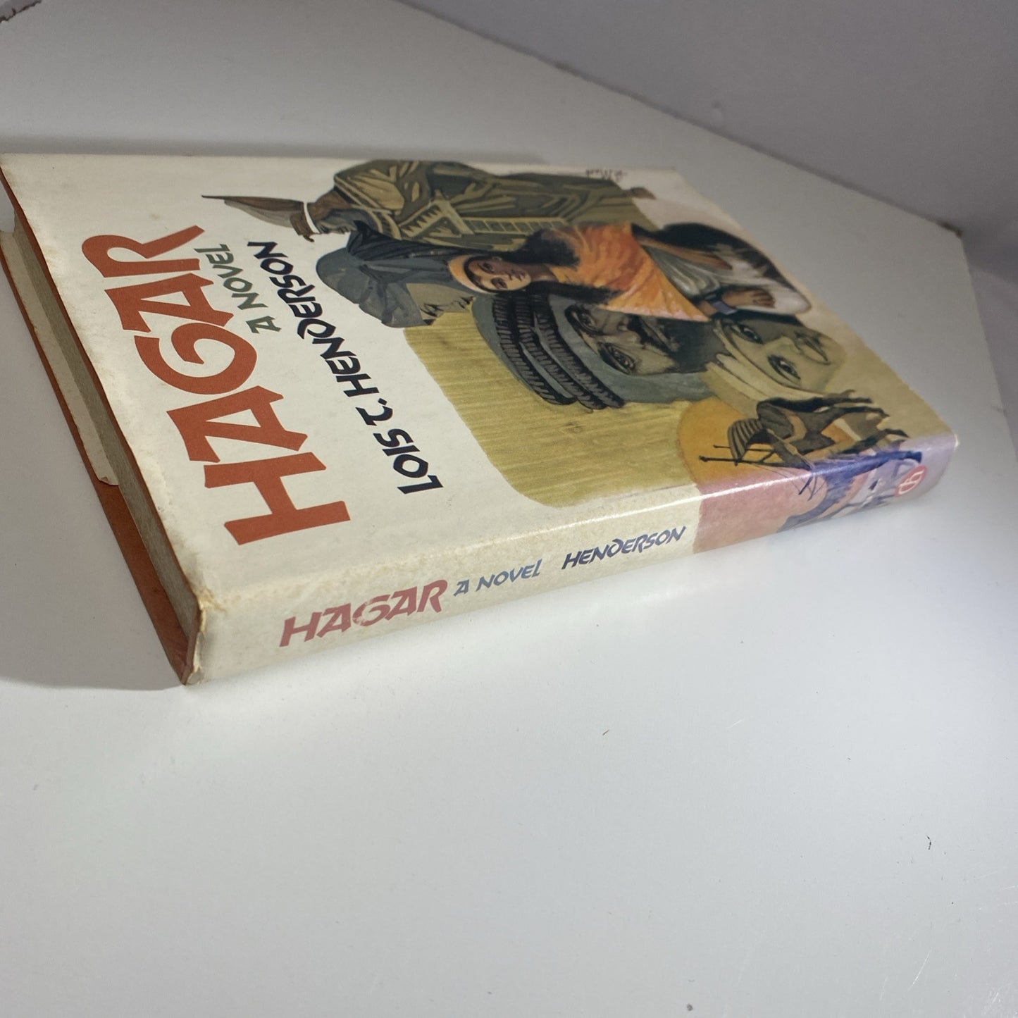 Vintage Historical FictionHagar A Novel Hardcover Book By Lois T Henderson 1978