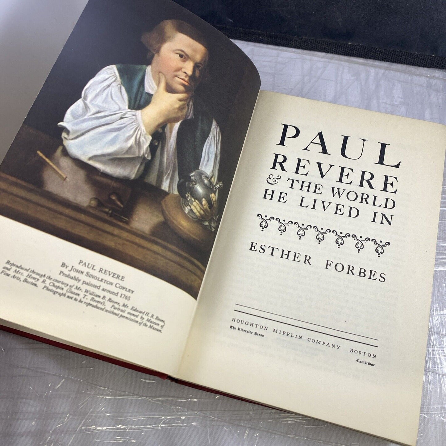 Paul Revere and the World He Lived In Ester Forbes 1st/First Edition (Z109)