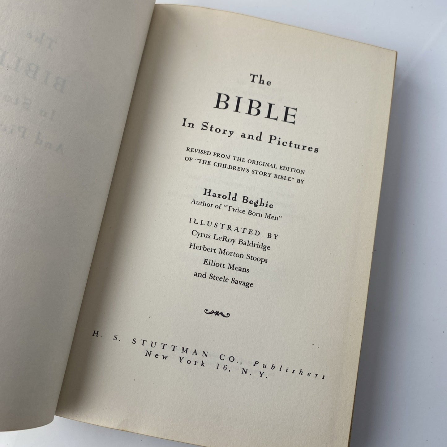 Vintage 2 Set Harold Begbie The Bible Old And New Testament Illustrated
