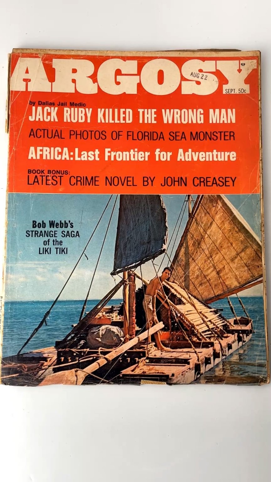 Argosy Sept 1967 Jack Ruby Killed the Wrong Man Illustrated Magazine