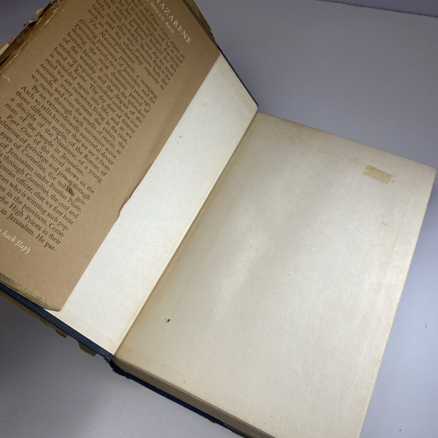 Vintage First Print Novel Of Jesus THE NAZARENE by Sholem Asch Hardcover 1939